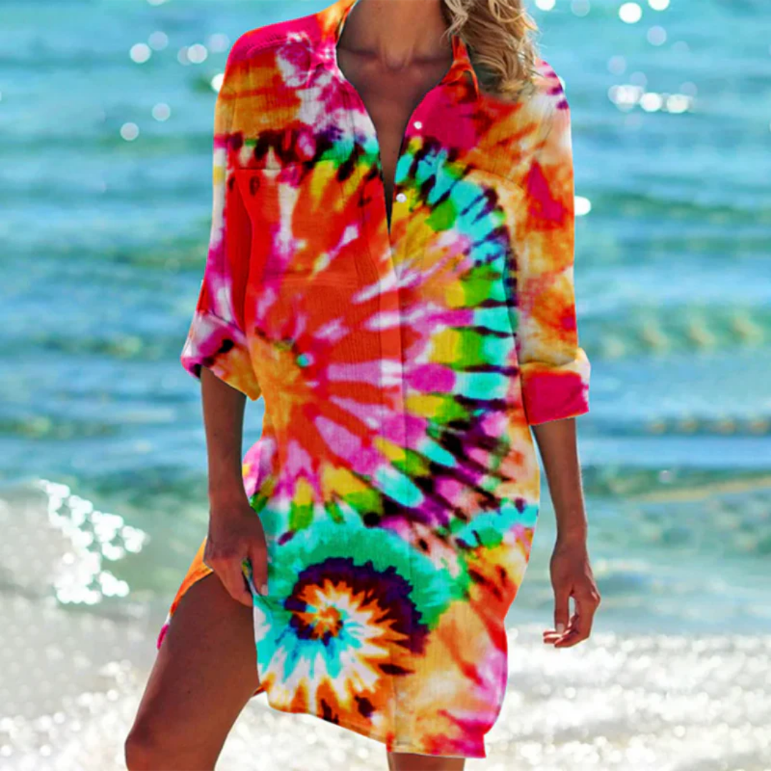Vestito Estivo Da Donna Con Camicia Da Spiaggia | Mini
