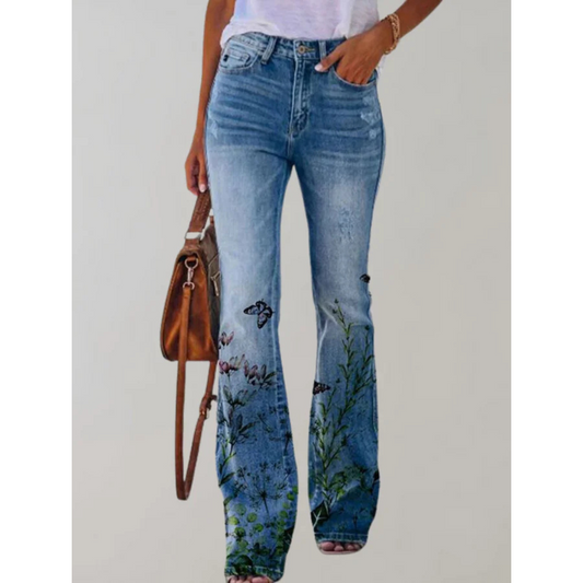Pantalones Con Estampado Floral Para Mujer | Cómodo